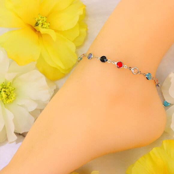Minimalist Anklet, Sleek & Modern Design, Women’s Fashion, YC110440-A - Picture 2 of 10